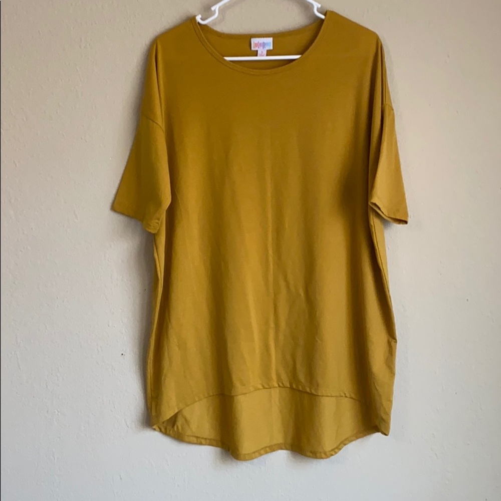 LuLaRoe oversized short high low tshirt dress. S